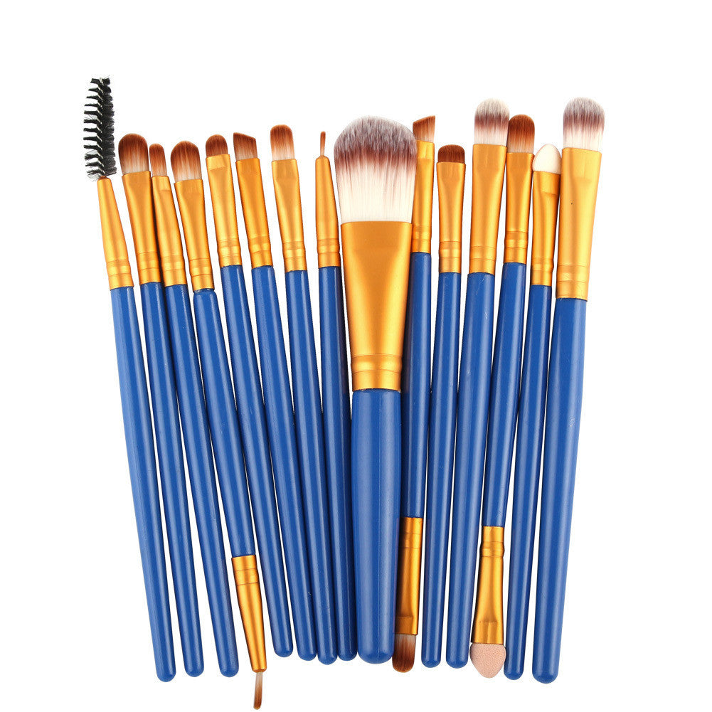 Set Of 15 Makeup Brushes Pi-Mart