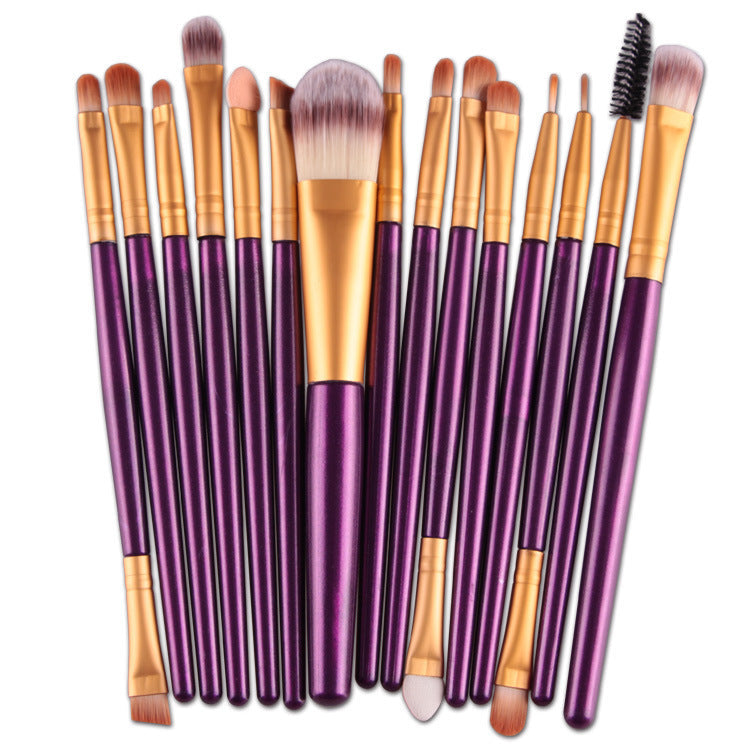 Set Of 15 Makeup Brushes Pi-Mart