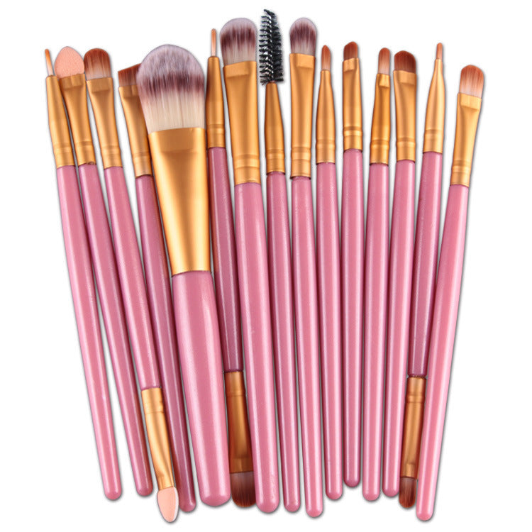 Set Of 15 Makeup Brushes Pi-Mart