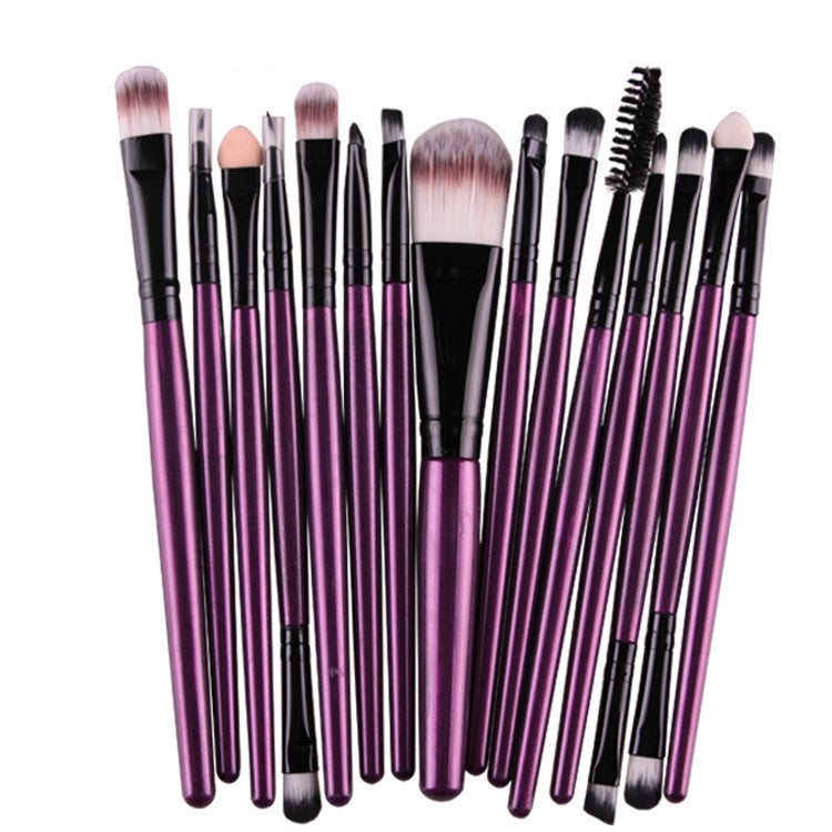 Set Of 15 Makeup Brushes Pi-Mart
