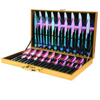 36-Pece Stainless Steel Steak Knife and Fork Set Pi-Mart