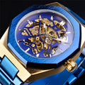 Fusini Automatic Mechanical Watch Hollow Mechanical Fashion Casual Europe And America Pi-Mart