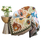 Sofa Cushion Blanket Cushion Sofa Towel Retro Sofa Knitted Blanket Pi-Mart