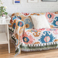 Sofa Cushion Blanket Cushion Sofa Towel Retro Sofa Knitted Blanket Pi-Mart