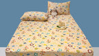 Cotton Elastic Bed Sheet Geometric Printed Fitted Sheet Elastic Bed Linen Mattress Cover Queen King Size bedding set Bedspread Pi-Mart