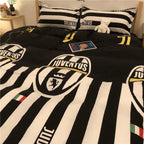 Simple Checkered Sheets, Duvet Cover And Bedding Set Of Four Pi-Mart
