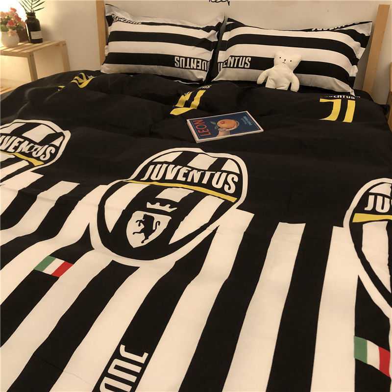 Simple Checkered Sheets, Duvet Cover And Bedding Set Of Four Pi-Mart