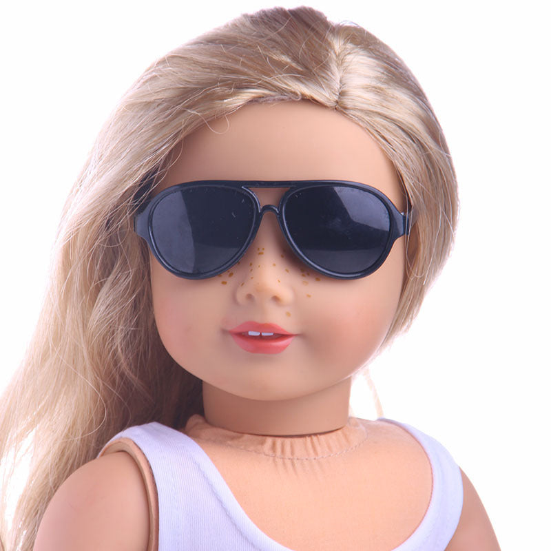 18-inch American Girl Doll Oval Glasses Doll Accessories Pi-Mart