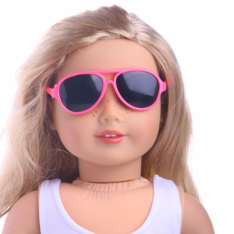 18-inch American Girl Doll Oval Glasses Doll Accessories Pi-Mart