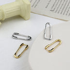 Paper Clip Earring Small Pin Ear Buckle Men's And Women's Earring Pi-Mart