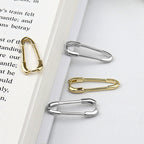 Paper Clip Earring Small Pin Ear Buckle Men's And Women's Earring Pi-Mart