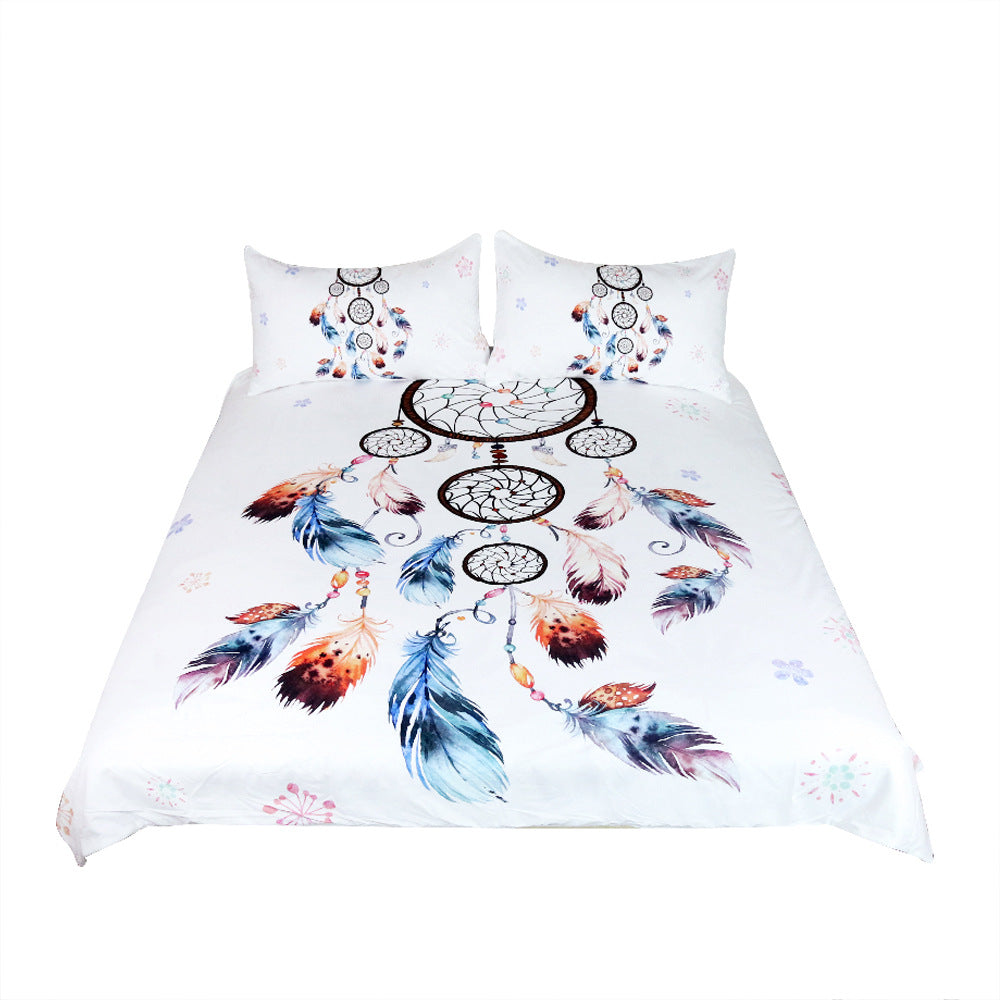 European And American Quilt Cover Hot-Selling Three-Piece Bedding Set Pi-Mart