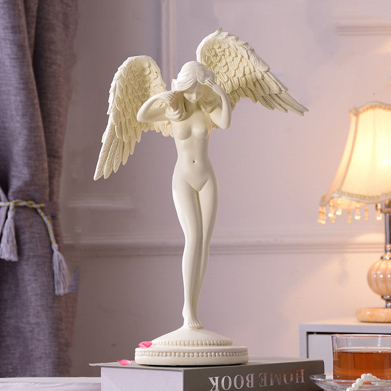 Sculpture Angel Goddess Character Home Art Gifts Pi-Mart