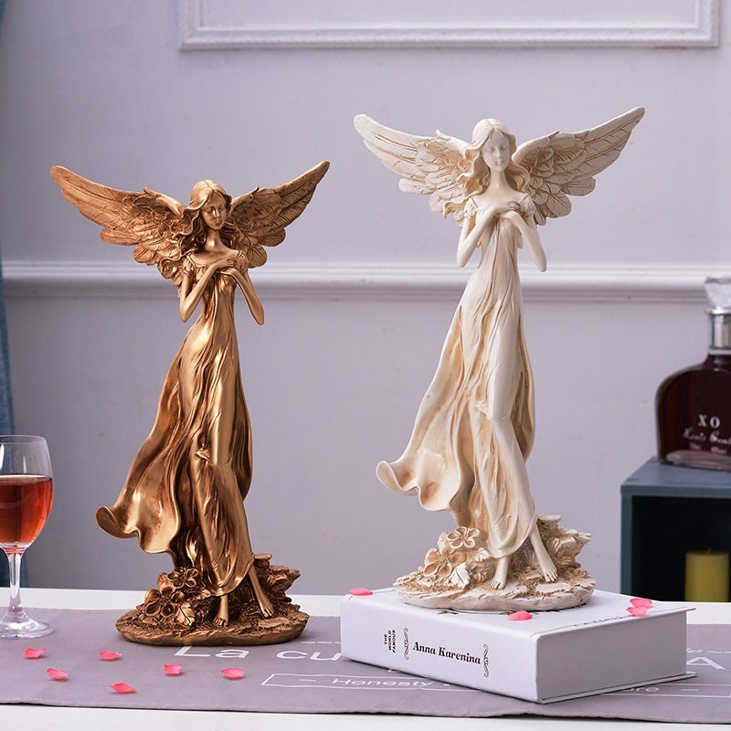 Sculpture Angel Goddess Character Home Art Gifts Pi-Mart