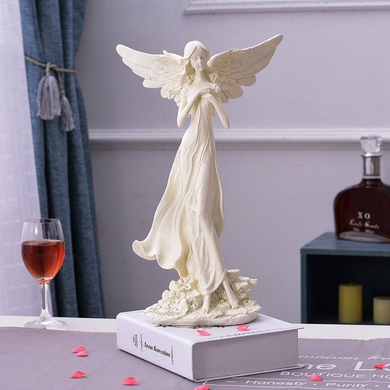 Sculpture Angel Goddess Character Home Art Gifts Pi-Mart