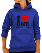 Love ONE DIRECTION Print Hoodie Pi-Mart
