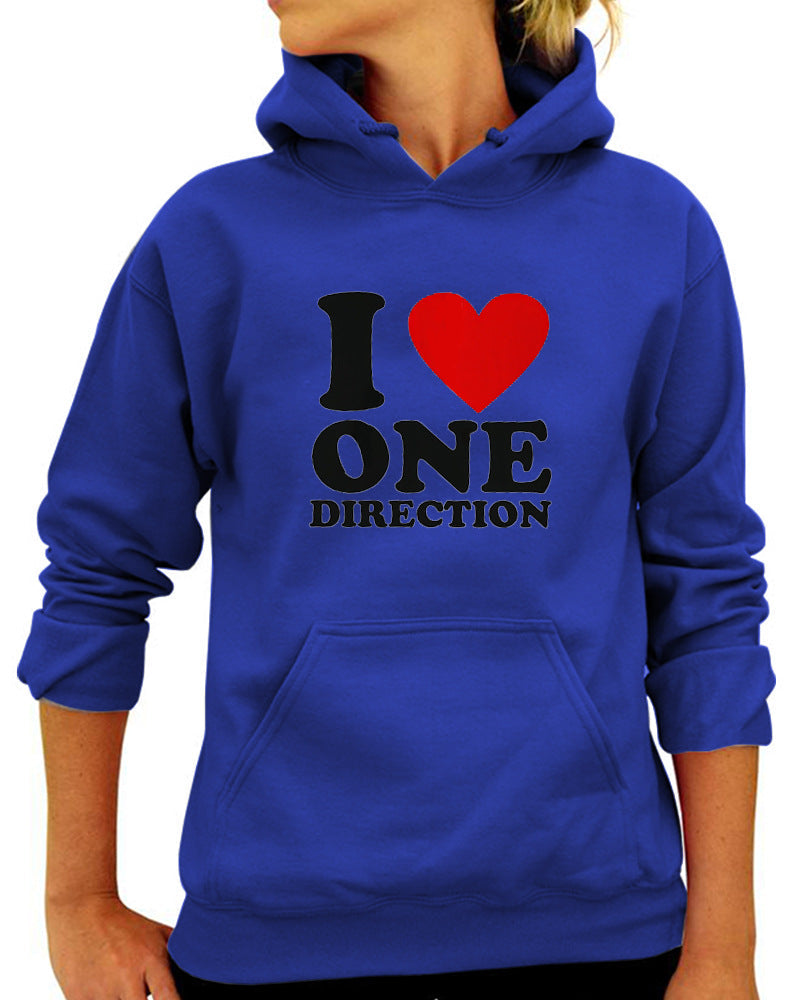 Love ONE DIRECTION Print Hoodie Pi-Mart