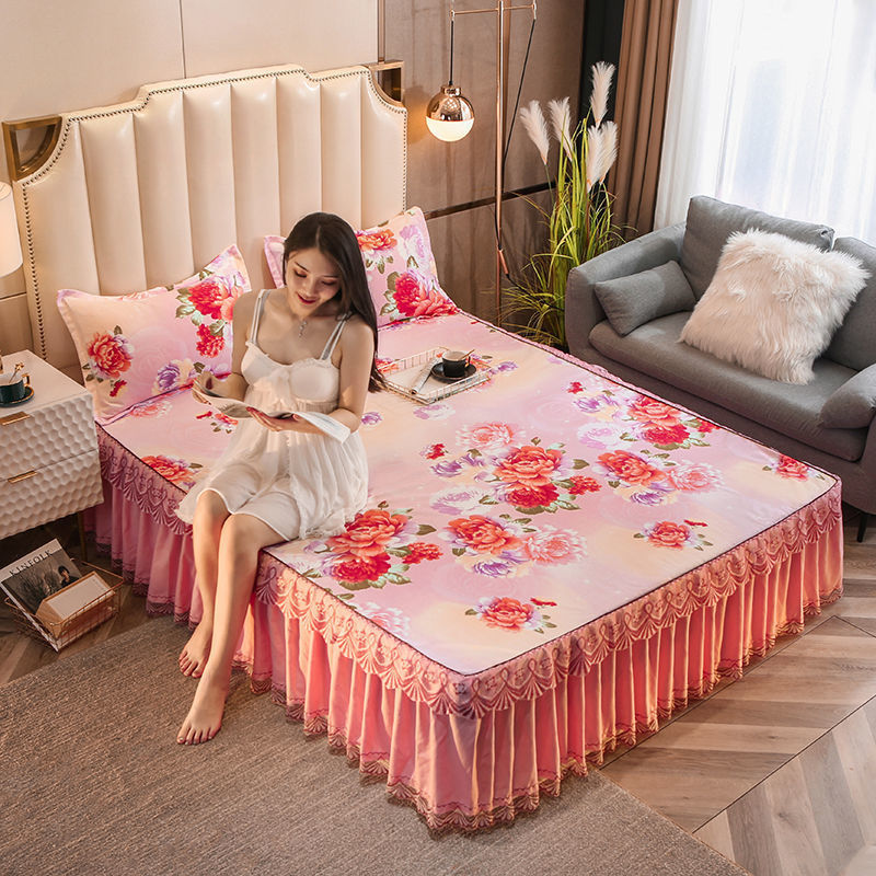 Anti-Dust And Non-Slip Bed Sheet Protective Cover Sheet Set Pi-Mart