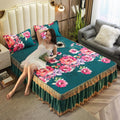Anti-Dust And Non-Slip Bed Sheet Protective Cover Sheet Set Pi-Mart