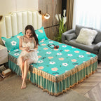 Anti-Dust And Non-Slip Bed Sheet Protective Cover Sheet Set Pi-Mart