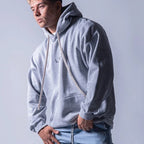 Men's Pullover Sports Loose Hooded Sweatshirt Pi-Mart