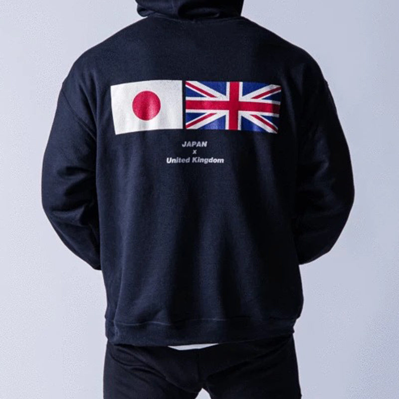 Men's Pullover Sports Loose Hooded Sweatshirt Pi-Mart