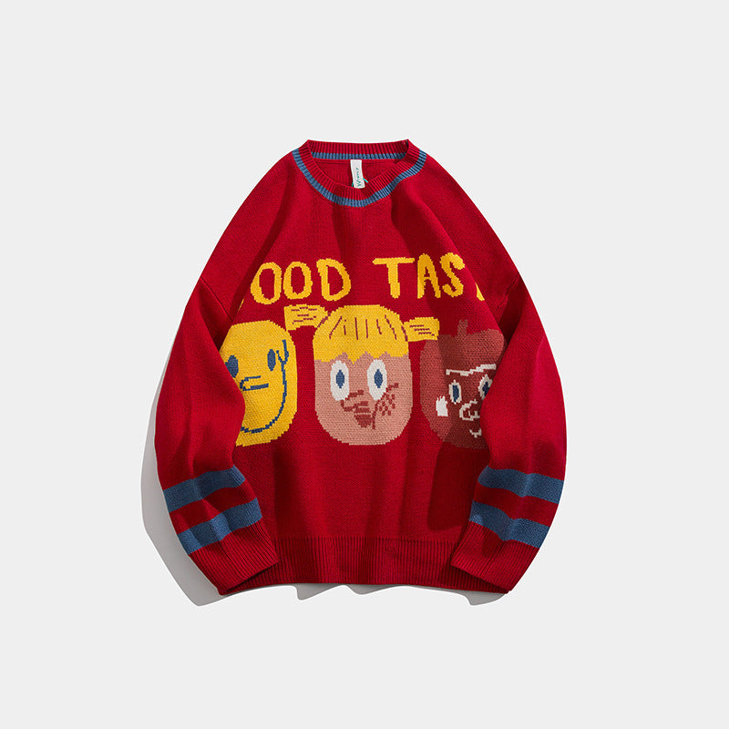 Lazy Wind Cartoon Sweater Women Wearing Student Jackets For Autumn And Winter Pi-Mart