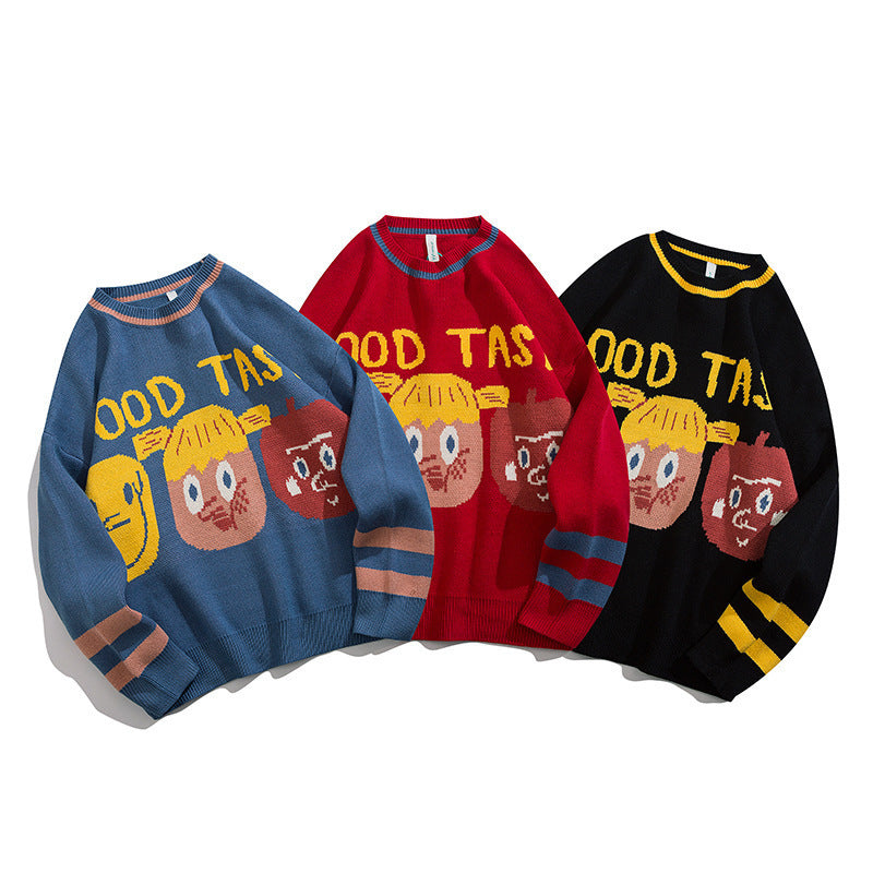 Lazy Wind Cartoon Sweater Women Wearing Student Jackets For Autumn And Winter Pi-Mart