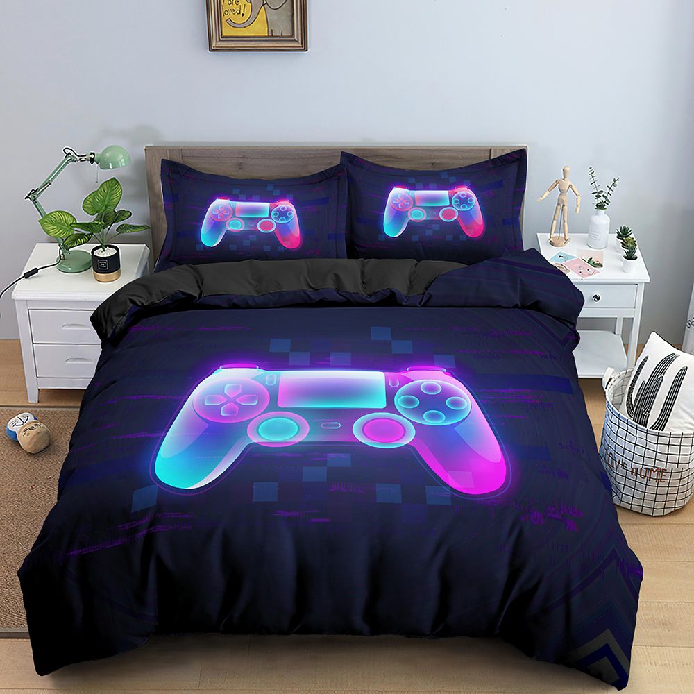 New Gamepad Bedding Set Queen Size Duvet Cover Creative Pi-Mart