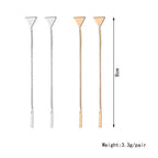 ALong Earrings Female Tassel Earrings Triangle Earrings Small Earrings Pi-Mart