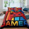 Mobile Game Elements 3D Digital Printing Duvet Cover Pi-Mart