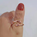 Simple And Creative Love Hands Embracing Ring Pi-Mart