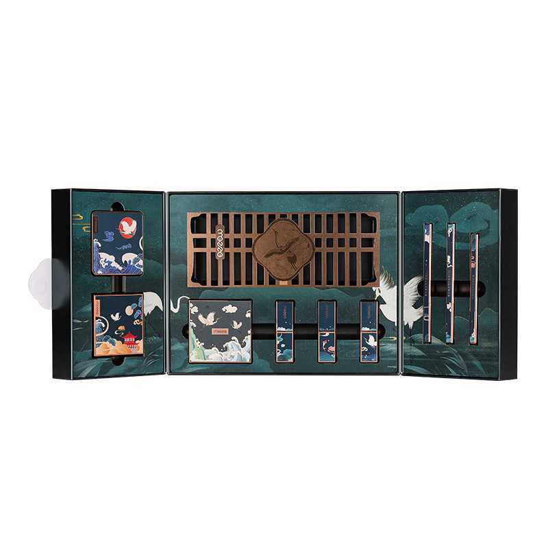 Chinoiserie Eyeshadow Carved Lipstick Set Makeup Set Pi-Mart