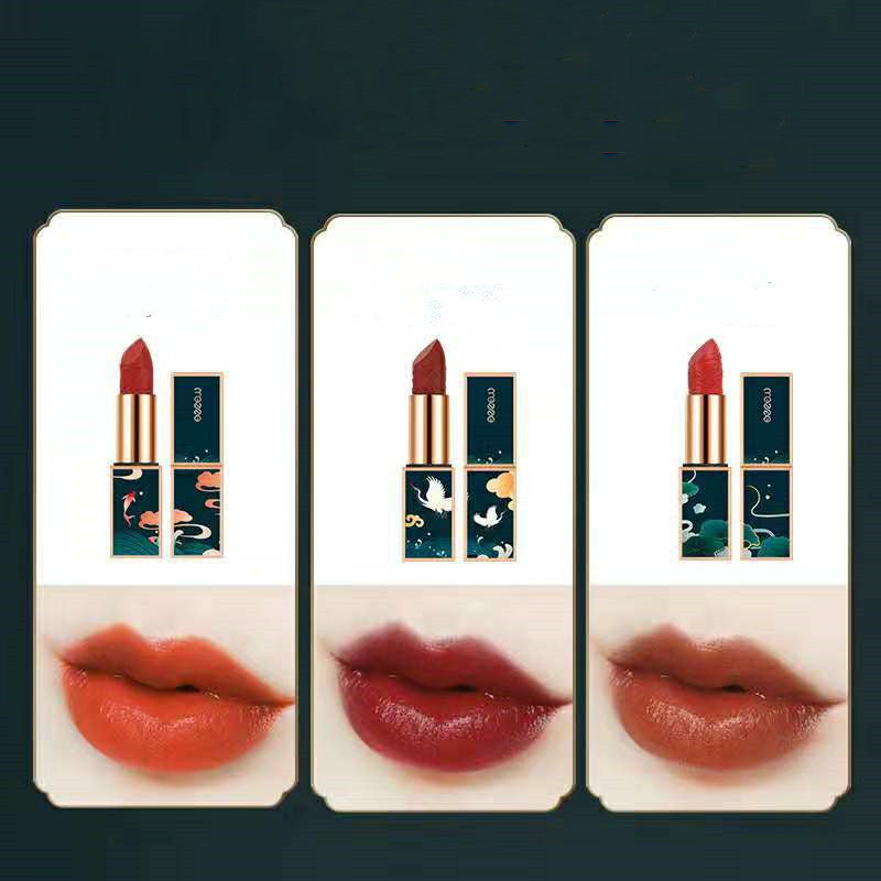 Chinoiserie Eyeshadow Carved Lipstick Set Makeup Set Pi-Mart