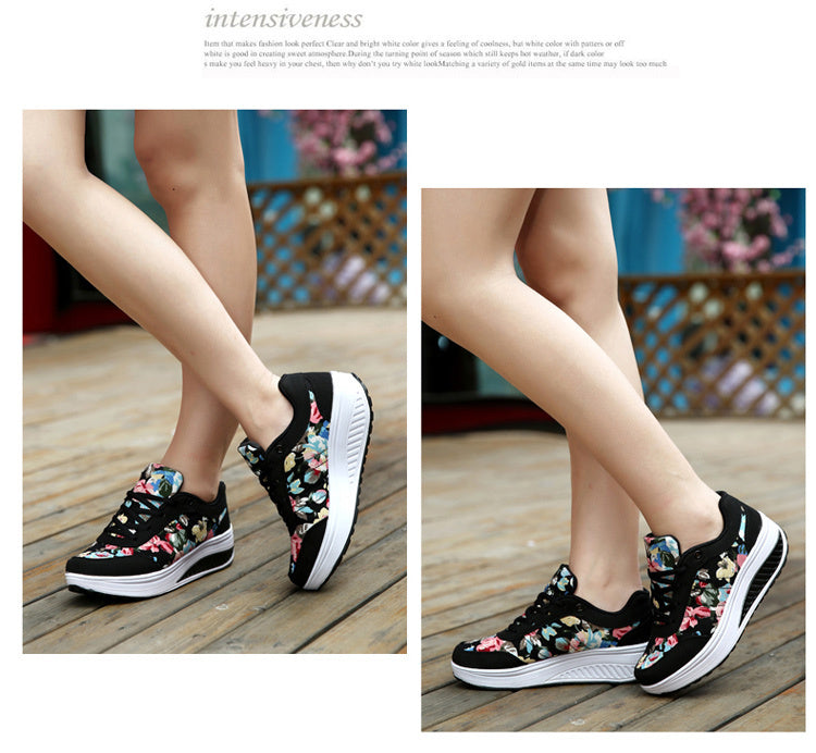 Swing Shoes Platform Sneakers Running Shoes Pi-Mart