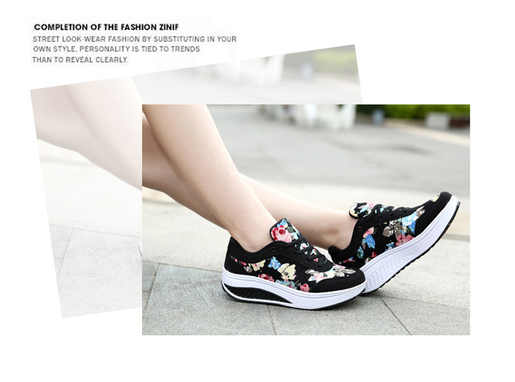 Swing Shoes Platform Sneakers Running Shoes Pi-Mart