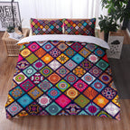 Mandala Bedding Quilt Cover Pillowcase Digital Printing Three-Piece Set Pi-Mart