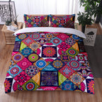 Mandala Bedding Quilt Cover Pillowcase Digital Printing Three-Piece Set Pi-Mart