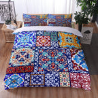 Mandala Bedding Quilt Cover Pillowcase Digital Printing Three-Piece Set Pi-Mart