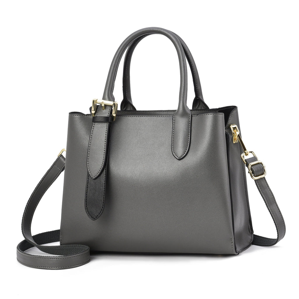 Ladies Bags Fashion New Large-capacity Urban Simple Handbag Pure Color Shoulder Bag Manufacturers Pi-Mart