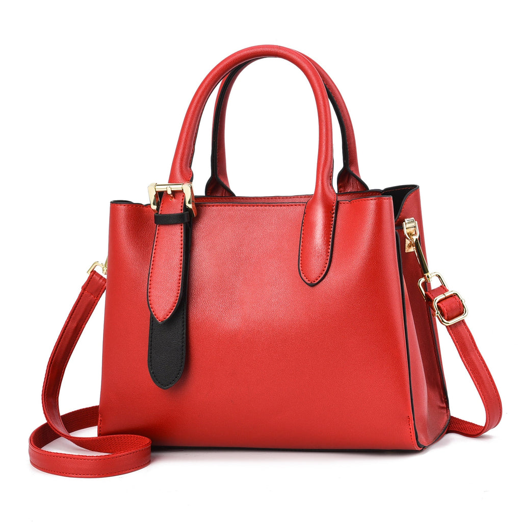 Ladies Bags Fashion New Large-capacity Urban Simple Handbag Pure Color Shoulder Bag Manufacturers Pi-Mart