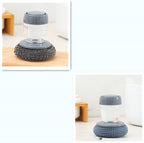 Kitchen Soap Dispensing Palm Brush Cleaner Push-type Brush Kitchen Detergent Tools Pi-Mart