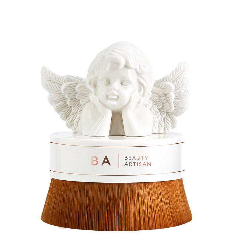 New Foundation Brush, Base Makeup Brush, Easy To Use, With Lid, High Density Pi-Mart