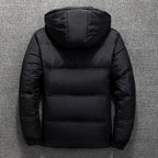 Down  Men's Short Slim Casual Thickening Warm Youth Hooded Casual  Tide