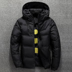 Down  Men's Short Slim Casual Thickening Warm Youth Hooded Casual  Tide