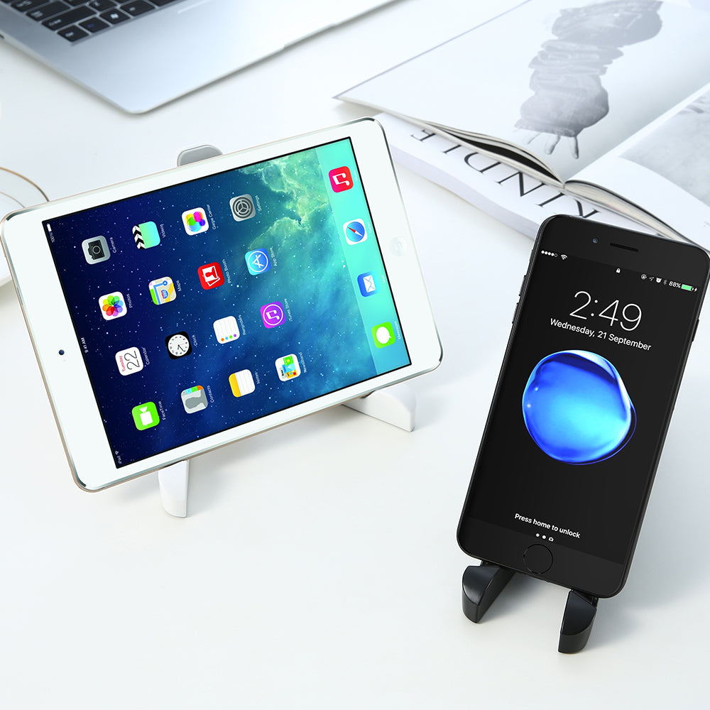 Compatible with Apple, Lazy Stand Ipad Stand Triangle Folding Plastic Stand Mobile Phone Tablet Universal Stand Pi-Mart