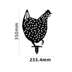 Chicken Yard Art Outdoor Garden Back Yard Gazon Stakes Hen Yard Decor