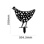 Chicken Yard Art Outdoor Garden Back Yard Gazon Stakes Hen Yard Decor