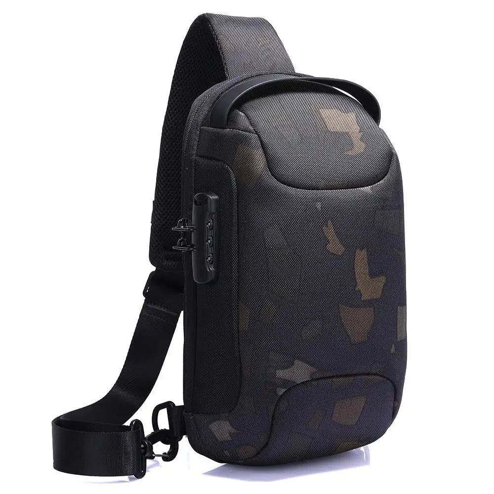 Men's Single Shoulder Bag for Summer, Cool Looking Waterproof Bag - SJB-DIAMOND ELITES