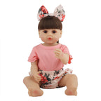 Baby Doll Reborn Baby Full Body Silicone Girl Doll Pi-Mart